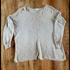 Over-sized Silk-Woven Sweater